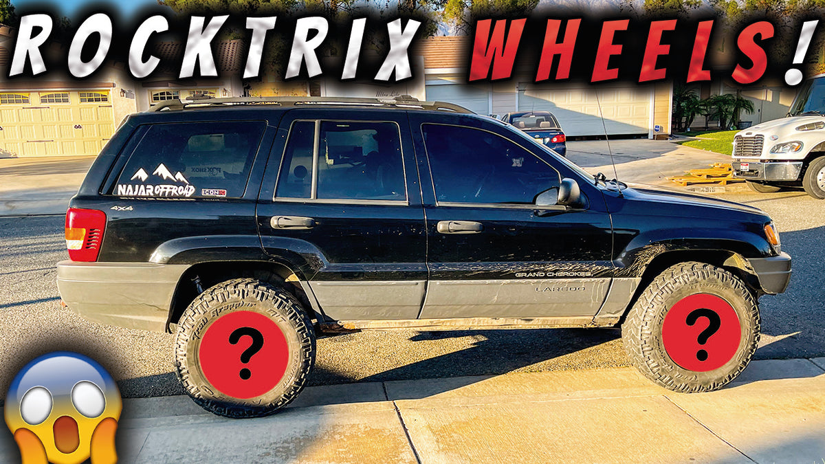 Installing NEW WHEELS on Chris' Jeep WJ Najar Offroad