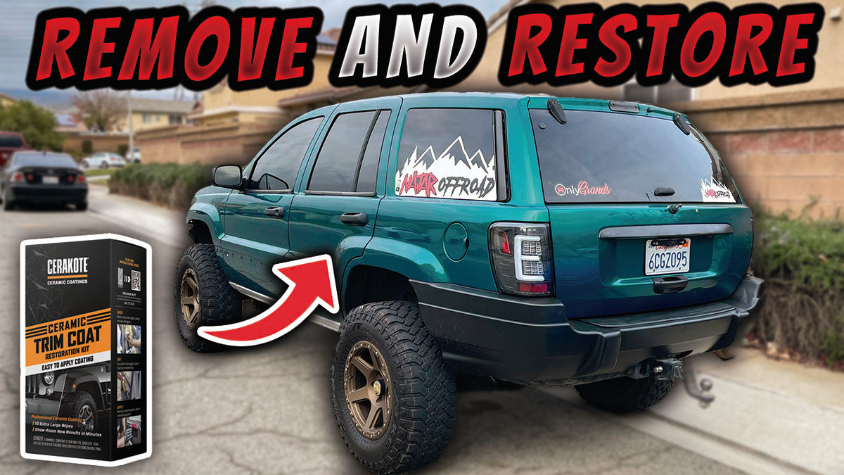 How to Remove and Restore Your Handles on Your Jeep WJ using Cerakote Najar Offroad