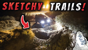 Offroad Trails at Night in Chris' Jeep WJ + Rubicon Gladiator + 4Runner