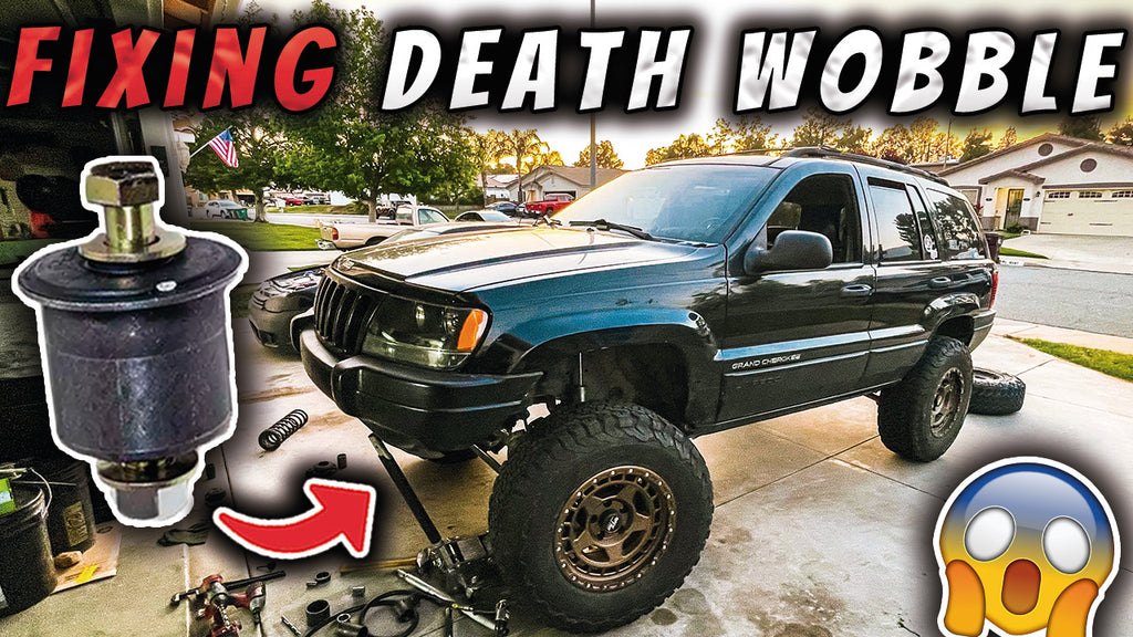 Replacing Upper Control Arm Bushings on Chris' Jeep WJ + Death Wobble