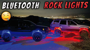 Installing GOVEE Rock Lights on Both Jeep WJ Grand Cherokee | Bluetooth RGBW