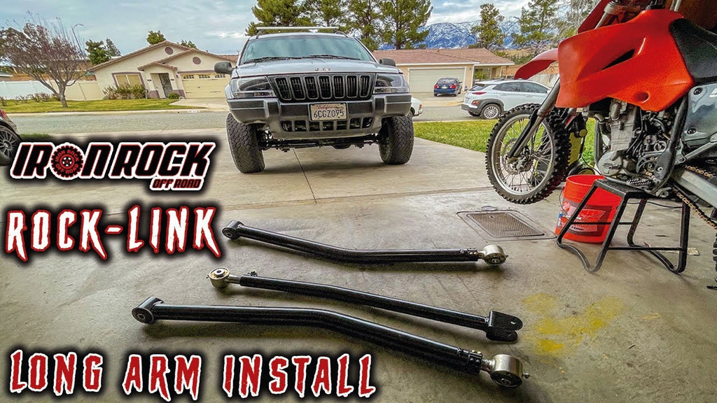 Installing IRO Rock Link Long Arms on Jeep WJ Grand Cherokee | UCA Flex Joint | Najar Offroad