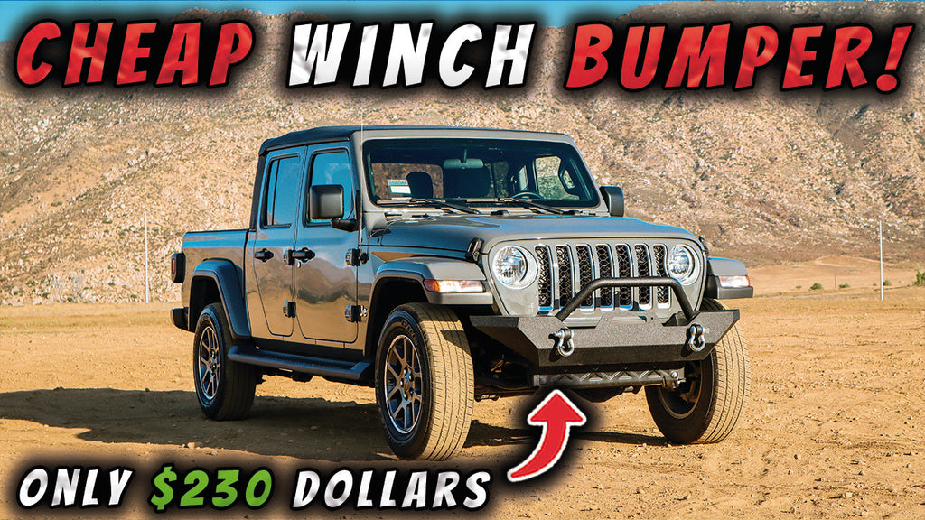 Installing Suncent $230 Winch Bumper on Jeep Gladiator JT