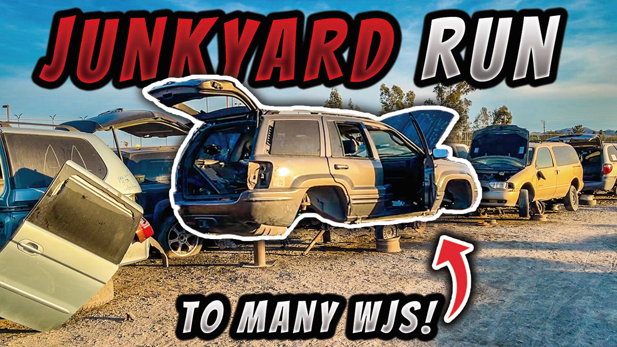 Wj Built Junkyard Parts Run for my Jeep WJ Build | So Many WJs! – Najar Offroad