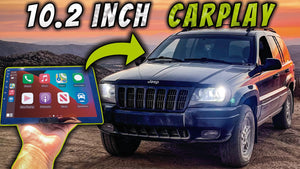 Installing Binize Radio on Chris' Jeep WJ ( BLUETOOTH CARPLAY)