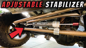 Making Bracket for Falcon Steering Stabilizer on Jeep WJ Grand Cherokee