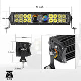 5D-PRO Series 12 Inch/22 Inch/32 Inch/42 Inch/52 Inch Spot LED Light Bar with 5D Projectors