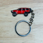 Jeep WJ Enamel Keychain