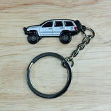 Jeep WJ Enamel Keychain